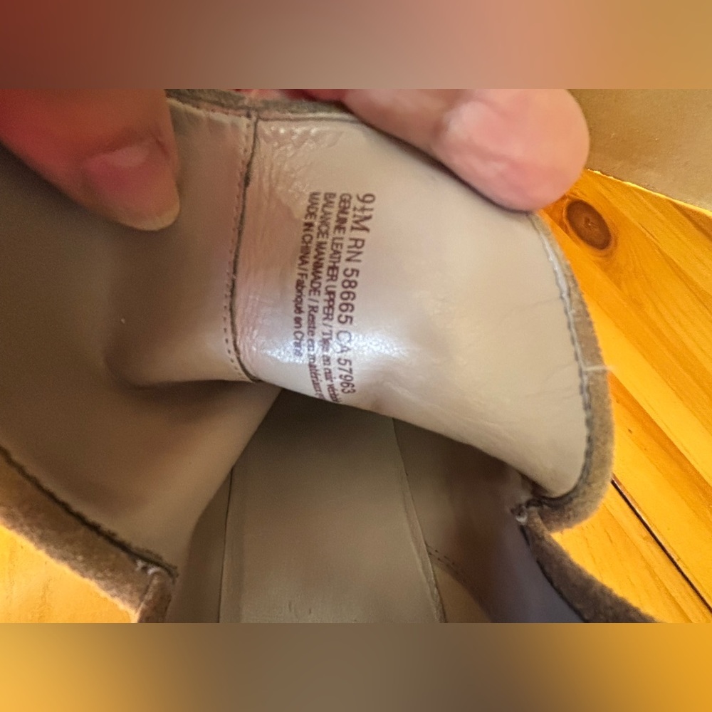 BP Suede Tan Ankle Booties 9.5 - Picture 8 of 8